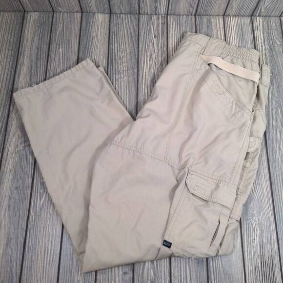 5.11 Men Tactical Traverse Pants Tan Khaki Performance Cargo Tech Stretch 38x34 - Picture 2 of 13